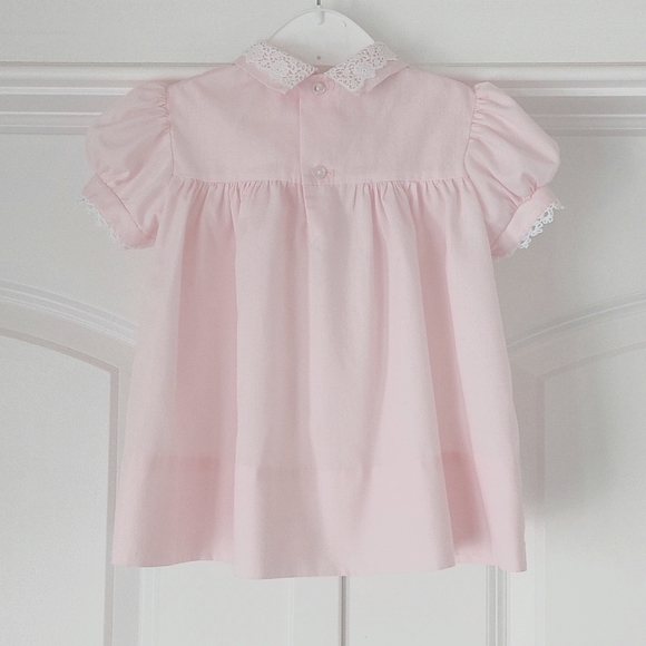 Vintage Polly Flinders Hand Smocked Baby Dress - Picture 2 of 4